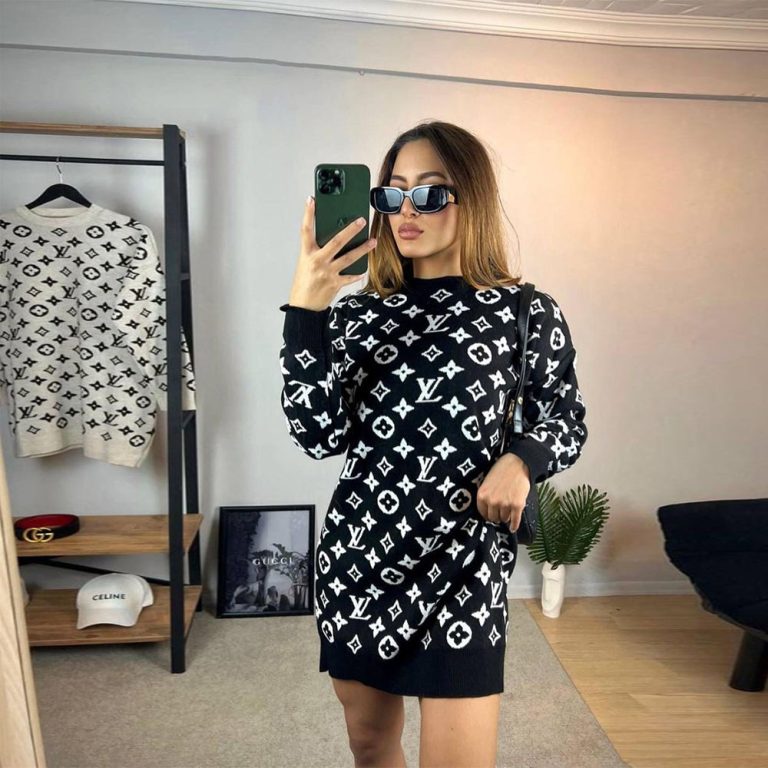 L-Fashion Sweater Dress(Y71527)L-Fashion Sweater Dress(Y71527)